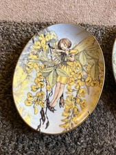 ROYAL WORCESTER FLOWER FAIRIES PLATES THE HELIOTROPE FAIRY"