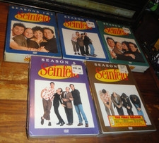 JERRY SEINFELD SEASON 1-6 DVD LOT TEVEVISION SERIES, MOST SEALED