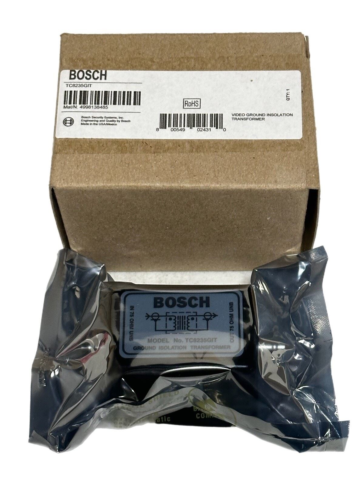 Bosch TC8235GIT Ground Isolation Transformer New In Package