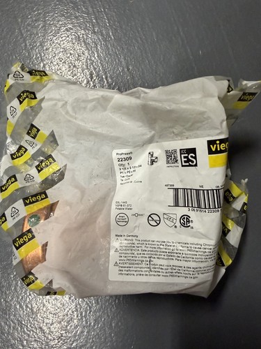 Viega 22309 2-1/2 X 3/4” Propress Tee - LOT OF 3