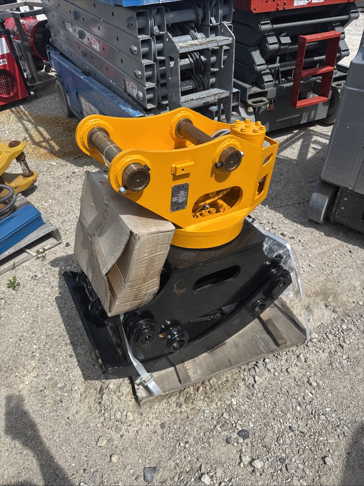 Cat 307 308 Mini Excavator Grapple Hydraulic New 50 Mm Pin Rotates