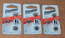 3 Energizer 357/303 (SR44SW) Coin Cell Silver Oxide Batteries Energizer 3 Pack