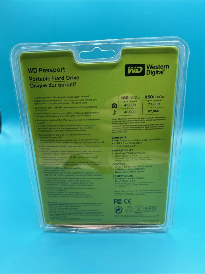 Western Digital Passport 80gb HDD Mac/windows New Sealed - Image 2 of 4