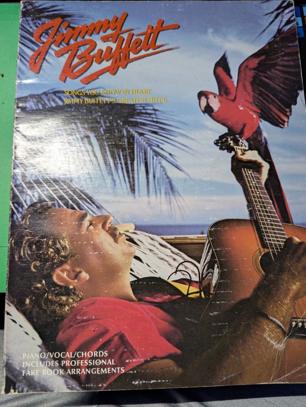 Jimmy Buffet Songs You Know By Heart Piano/Vocal/Chords Song Book - 1986