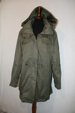 Yoki Hooded Anorak Coat Olive Green Jacket Size 2xl Removable Hood