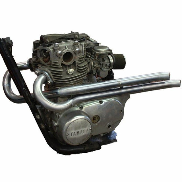 Yamaha Xs650 "ya Mama" Exhaust System Chopper Bobber Hardtail Pipes