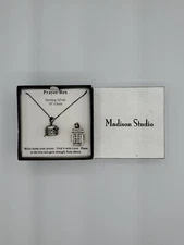 New Madison Studio 925 Prayer Box Necklace,Plus 2nd Prayer box Added No Extra $