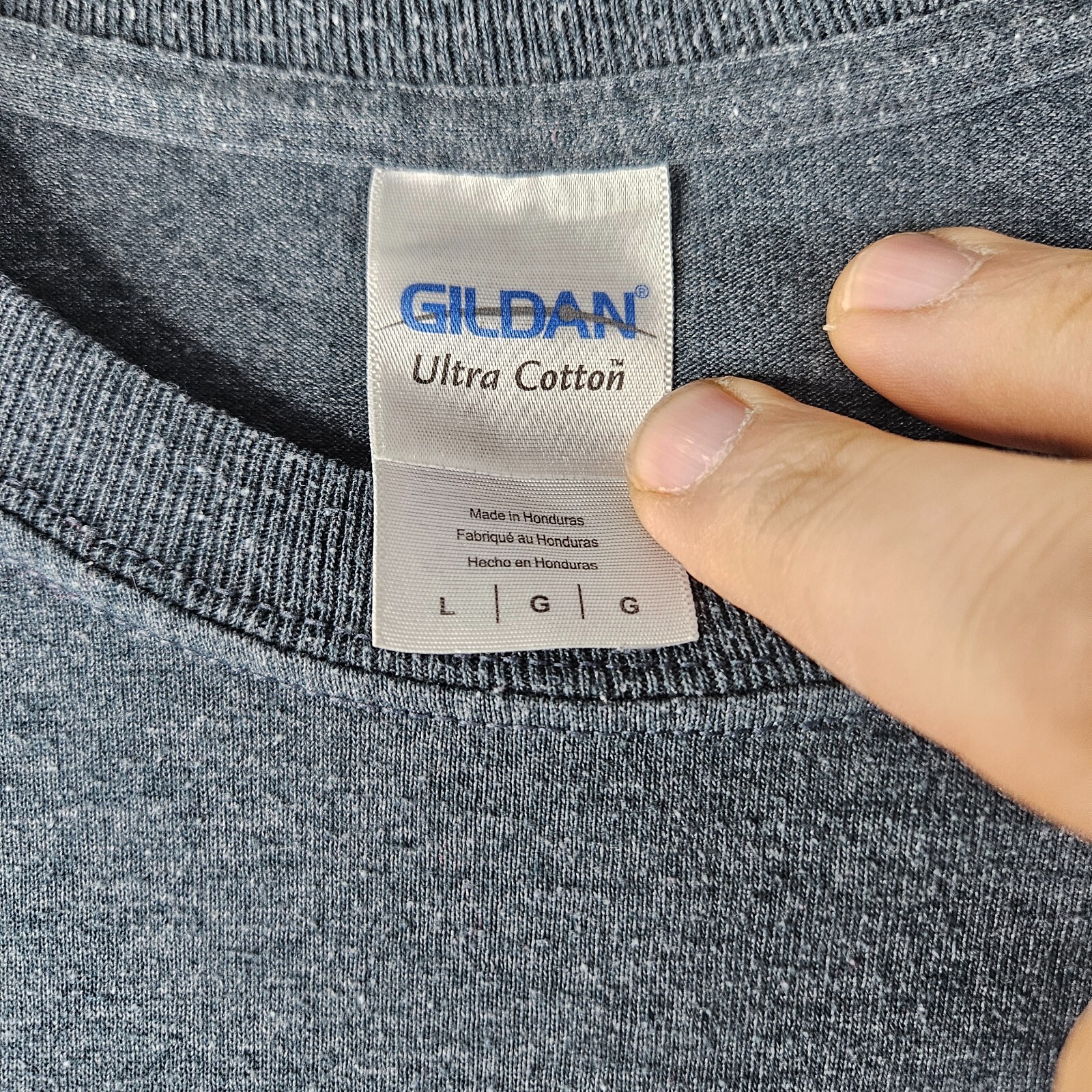 FILA Blades of the World Camicia Uomo Grande Grigia Canottaggio Crew Grafica Manica Lunga Gilda