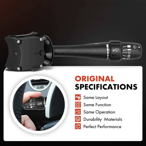 Interruptor atenuador de faros de señal de giro e interruptor limpiaparabrisas para Chevrolet HHR Cobalt - Imagen 8 de 12