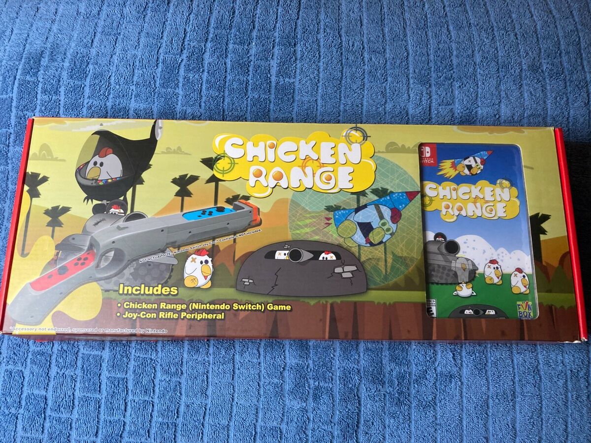 Chicken Range Bundle with Gun - Nintendo Switch Games and Software:  Nintendo Switch: Video Games 