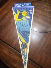 VINTAGEFULL SIZE PENNANT NBA BASKETBALL INDIANA PACERS Wincraft -  FAST SHIPPER