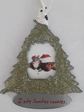 Christmas Traditions Pet Ornament "I Ate Santas Cookies" Gloria Duchin Pewter 
