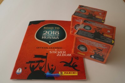 Panini Road to Russia 2018 Sticker Album + 2 Display 100 Tüten 500 Sticker OVP
