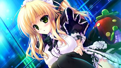 Anime prism recollection blonde hair blush clochette  Custom Playmat Mat Pad