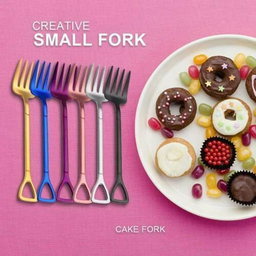 Posate d'oro in acciaio inox