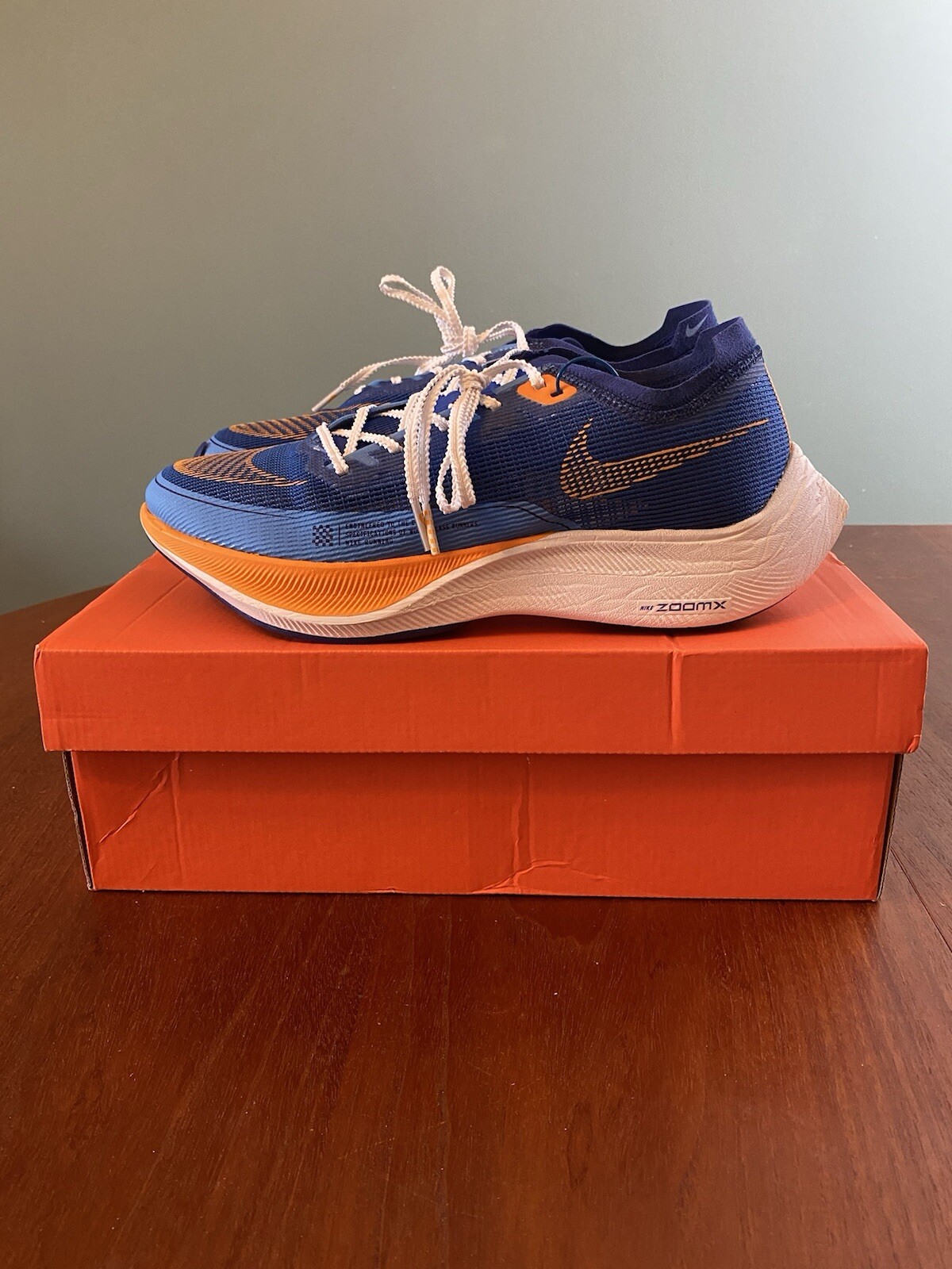 Nike ZoomX Vaporfly Nextpercent 2 | Game Royal/Orange | Men’s UK 10 | Brand New *Rare*