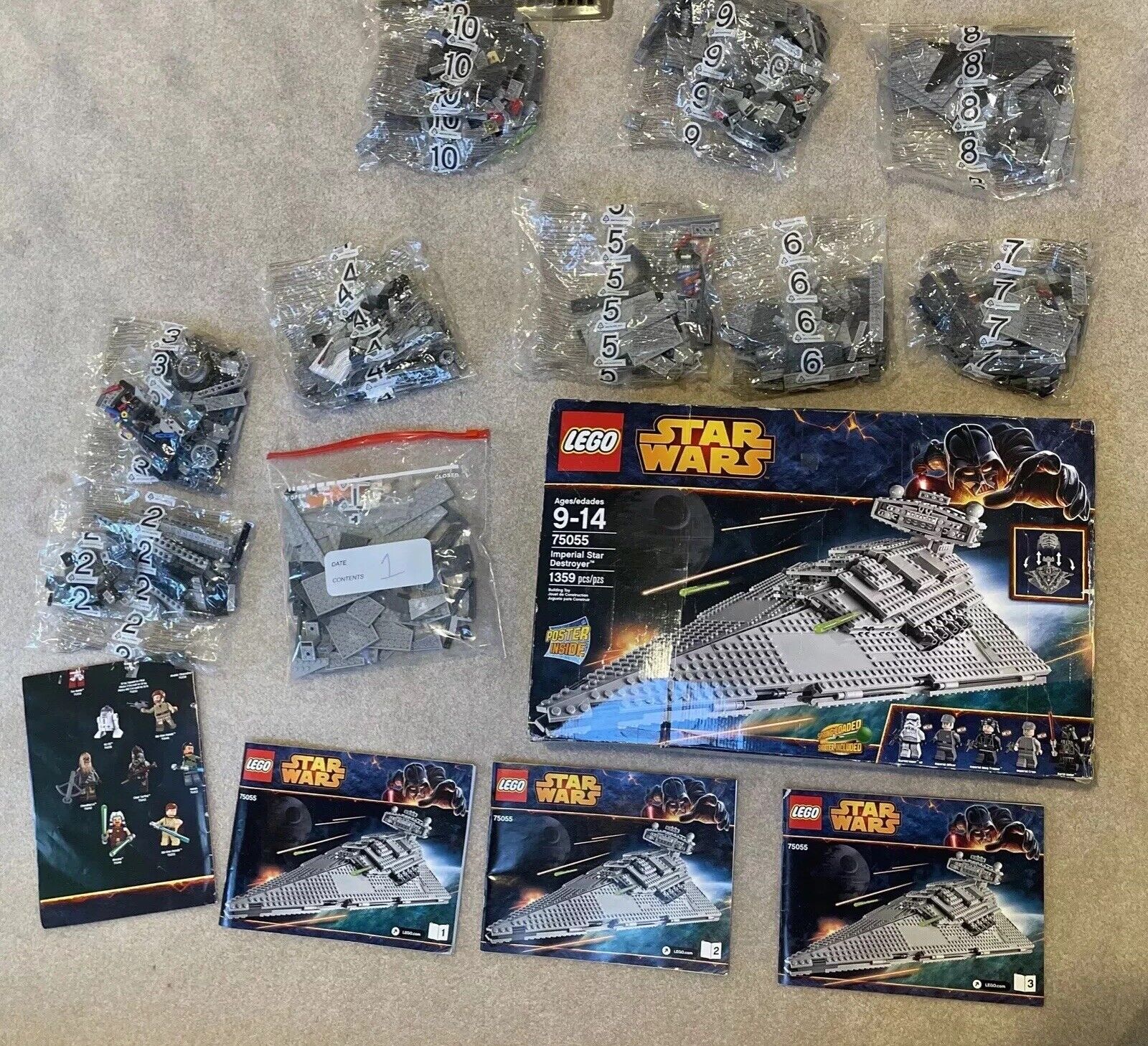 LEGO Star Wars Imperial Star Destroyer 75055  New OPEN BOX READ DESCRIPTION