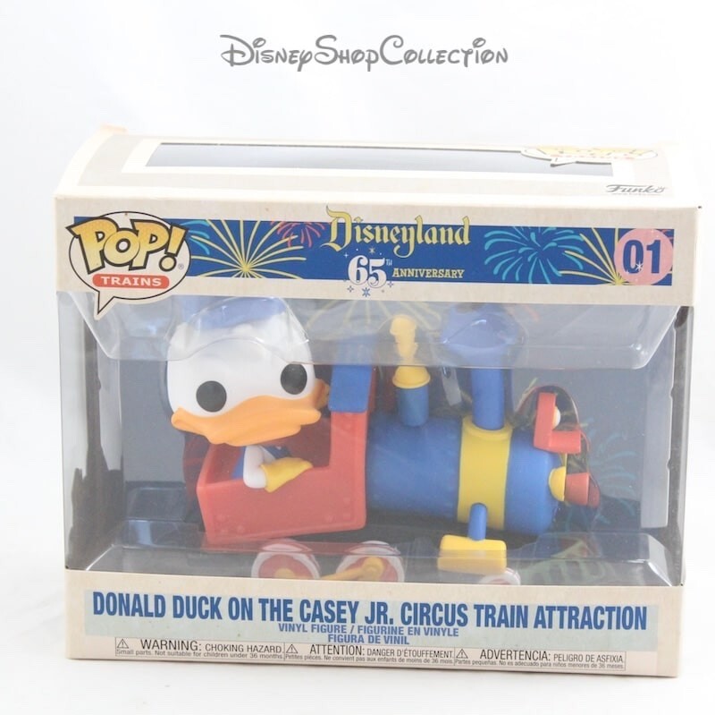 Figurine Funko Pop 01 Donald Duck collection Disneyland train Casey Jr en vinyle