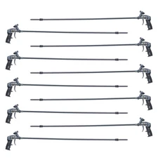 AWF PRO 40in Spray Foam Gun, PTFE Non Stick Coated Gun, Swivel Tip, Case of 10