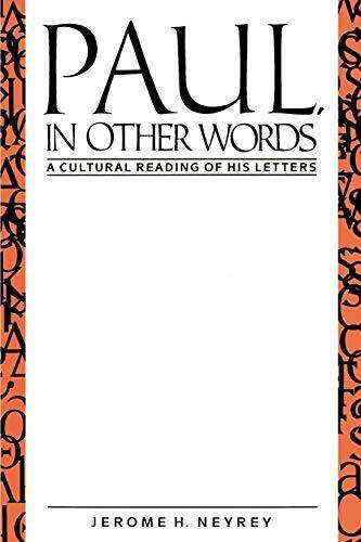 Jerome H. Neyrey Paul, in Other Words (Paperback) - Picture 1 of 1