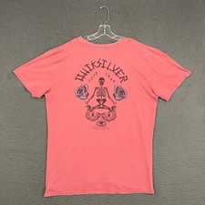Quiksilver T-Shirt Mens 2XL Red Skull Flower ...