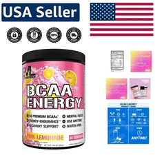 EVL Branch Chain Amino Acids - Clean Energy Powder for Muscle Recovery 9.42 oz