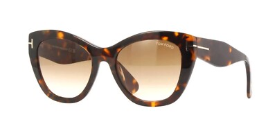 Tom Ford CARA FT 0940 Shiny Dark Havana/Brown Shaded (55F 
