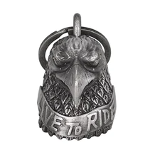 Premium Bells for motorcycle Guardian3D LIVE TO RIDE WITH EAGLE HEAD Bell
