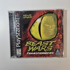 Beast Wars Transformers (PS1, 1997) Black Label Complete CIB