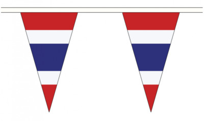 Thailand 5M Dreieck Flagge Jagd - 12 Flaggen - dreieckig 