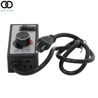 For Router Fan Variable Speed Controller Electric Motor Rheostat AC 120V New