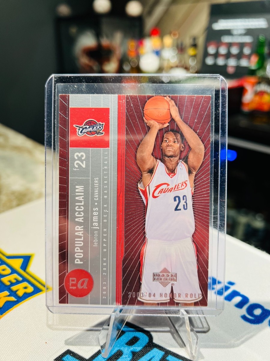 LEBRON JAMES 2003-04 Upper Deck Honor Roll Popular Acclaim RC #PA7