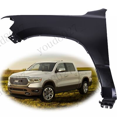 Fender For 2019 2020 2021 2022 Ram 1500 Driver Left Side Primed Steel US