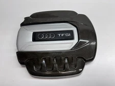 AUDI TFSI ENGINE BAY TOP COVER CARBON FIBER OEM 06K103925E