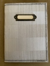 Handmade Upholstery Fabric Junk Journal/Unique/Craft/Journal/Scrapbook