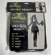 Totally Ghoul Boo!tique Wicked Beauty Collar Vest ONLY NEW Halloween Costume