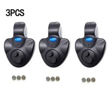 Lot 3 Détecteurs de Touche Pêche Sonore Lumineux Poisson 