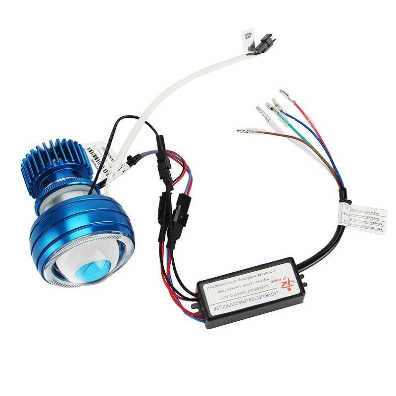 Faro Proyector LED Angel Demon Luces para Honda CBR600 CBR600RR CBR1000 Foto 3 de 4