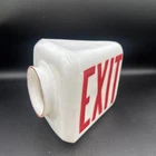 K O P P Milk White Vintage White Glass Exit Double-sided Wall Mount Light (TS)
