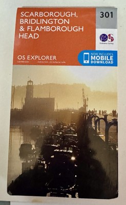 Scarborough Bridlington und Flamborough Head Explorer Karte 301