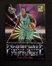 TINA CHARLES 2019 Panini Donruss WNBA GOLD LASER Press Proof #7/10 Franchise Fut