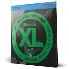 D Addario Xl Nickel Electric Bass Strings Clear Bright Tone Made In Usa 40 95