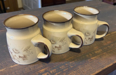 Denby MEMORIES - Set of 3 Mugs 3 3/4''