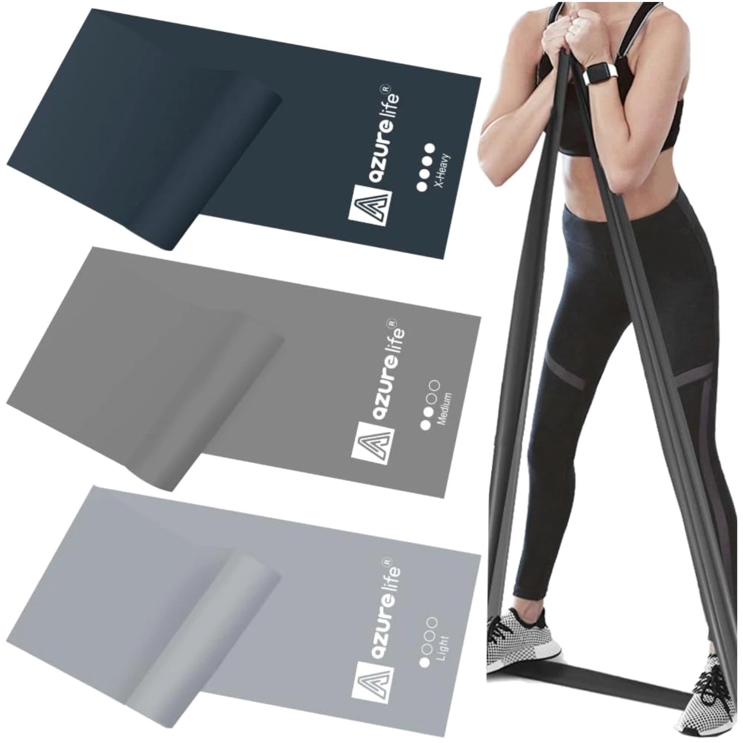 Professional Long Non-Latex Exercise Bands