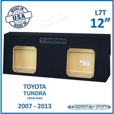 Toyota Tundra Crew Max 2010 12" Dual L7T Sub Box Subwoofer Enclosure