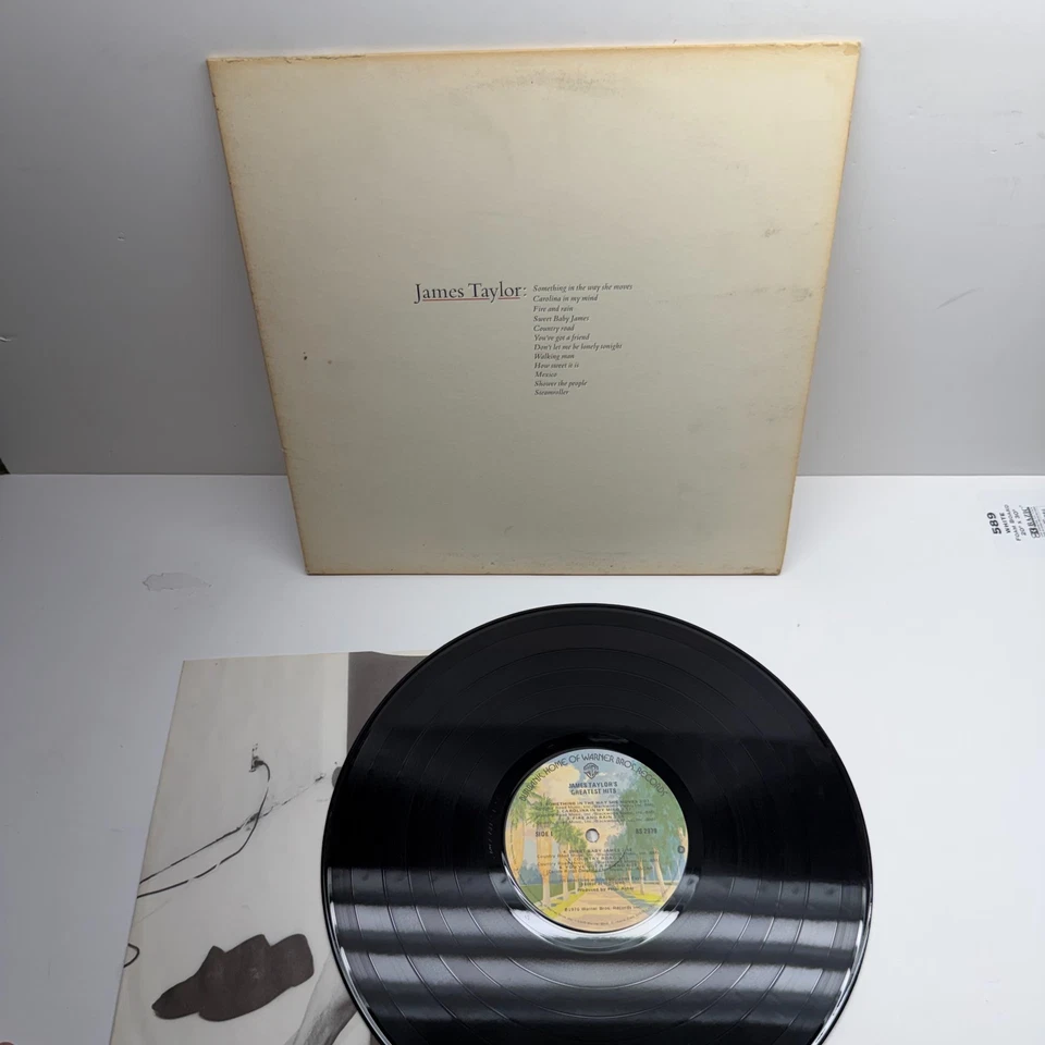 JAMES TAYLOR - Greatest Hits LP Vinyl Warner Bros BS-2979 Gatefold 1976 - Image 2 of 4