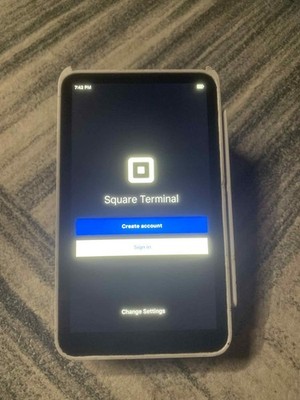 Square Terminal Credit Card Reader SPD2-01 NO PRINTER TRAY