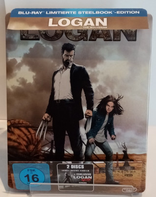 LOGAN - THE WOLVERINE (+ Noir)  Limited STEELBOOK Edition - 2 Blu-rays - WIE NEU