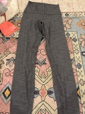 Lululemon Dark Heather Grey Womens Leggings Size 4