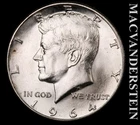 1964-D Kennedy Half Dollar- Silver- Choice Gem Brilliant Unc- No Reserve #L5471